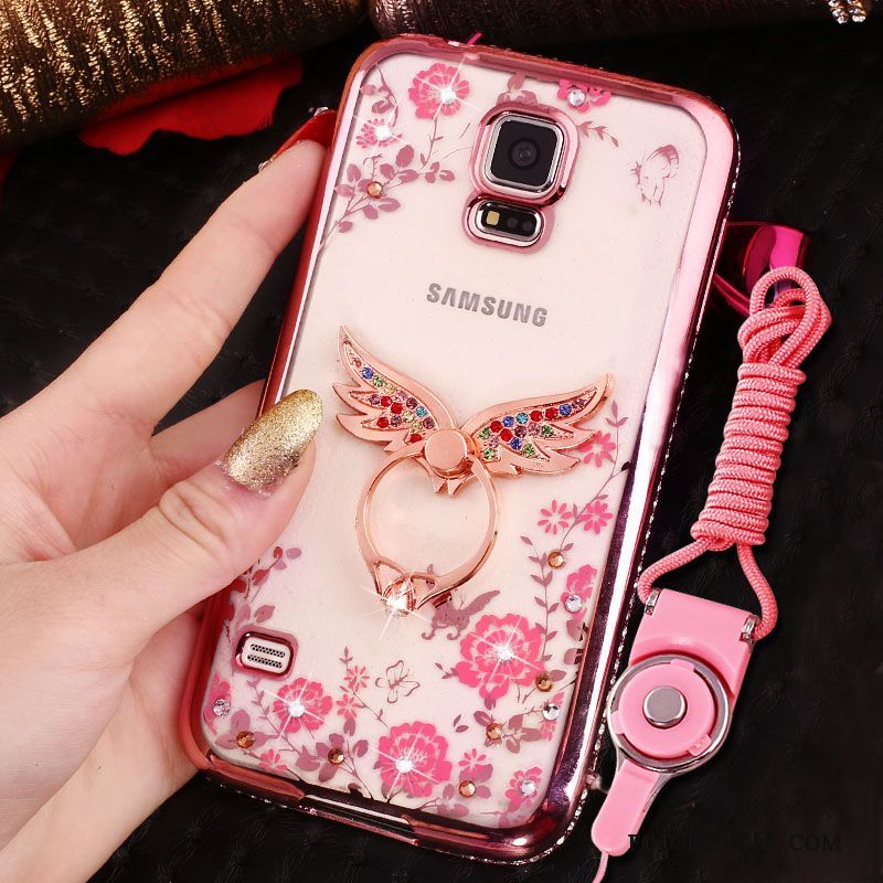 Skal Samsung Galaxy S4 Strass Telefon Rosa, Fodral Samsung Galaxy S4 Skydd
