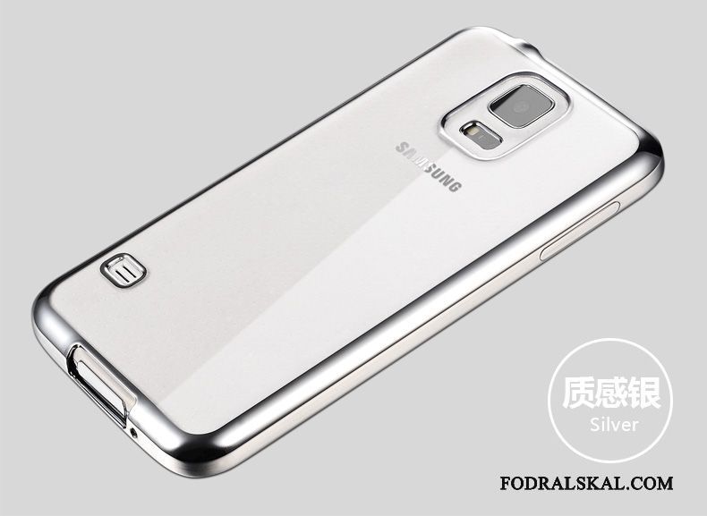 Skal Samsung Galaxy S5 Mjuk Guld Fallskydd, Fodral Samsung Galaxy S5 Silikon Trend Ny