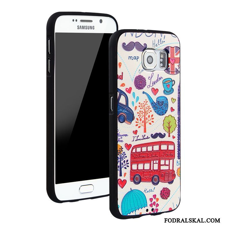 Skal Samsung Galaxy S6 Påsar Blå Fallskydd, Fodral Samsung Galaxy S6 Skydd Trendtelefon