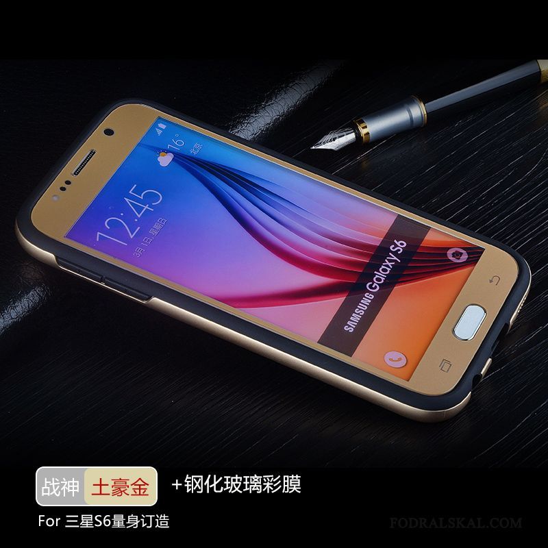 Skal Samsung Galaxy S6 Silikon Personlighet Fallskydd, Fodral Samsung Galaxy S6 Skydd Bakre Omslag Ny