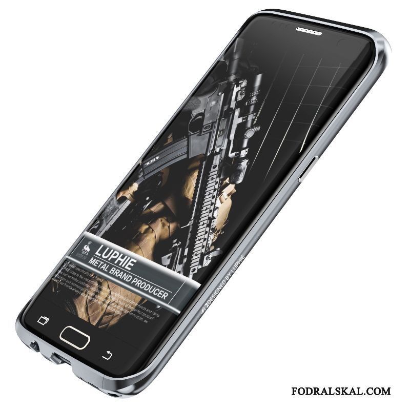 Skal Samsung Galaxy S7 Edge Metall Telefon Guld, Fodral Samsung Galaxy S7 Edge Skydd Fallskydd Trend