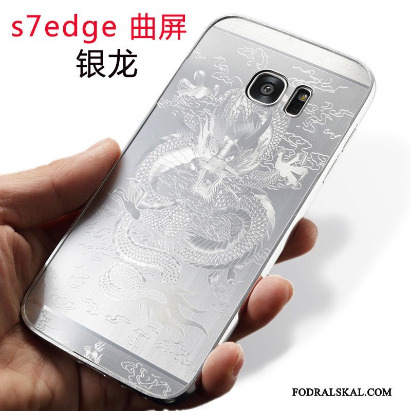 Skal Samsung Galaxy S7 Edge Metall Trendtelefon, Fodral Samsung Galaxy S7 Edge Ny Frame