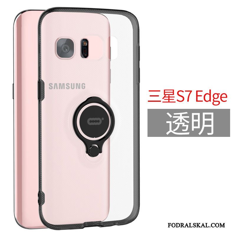 Skal Samsung Galaxy S7 Edge Påsar Magnetic Ring, Fodral Samsung Galaxy S7 Edge Support Hårdtelefon