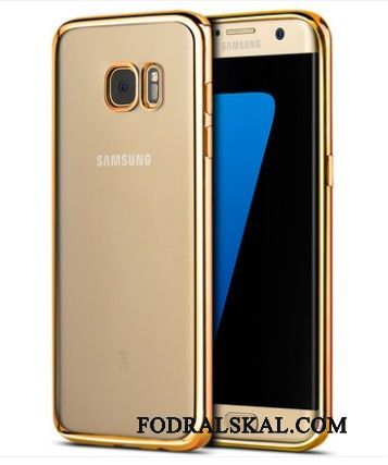 Skal Samsung Galaxy S7 Edge Påsar Telefon Silver, Fodral Samsung Galaxy S7 Edge Silikon Fallskydd