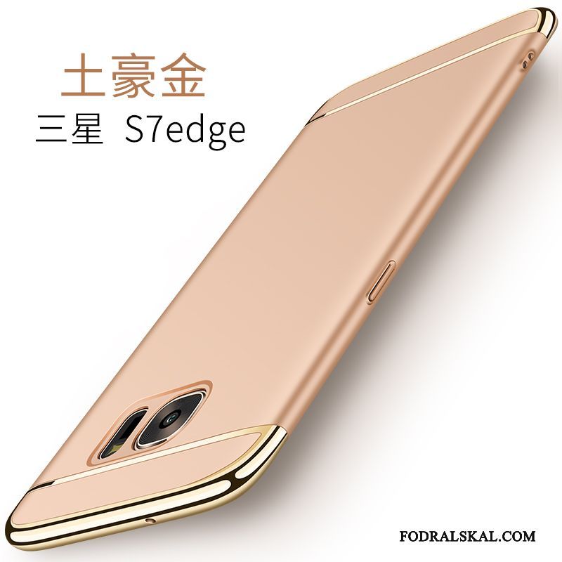Skal Samsung Galaxy S7 Edge Skydd Fallskyddtelefon, Fodral Samsung Galaxy S7 Edge Svart