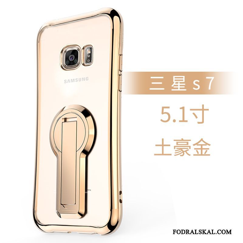 Skal Samsung Galaxy S7 Påsar Telefon Silver, Fodral Samsung Galaxy S7 Silikon Fallskydd
