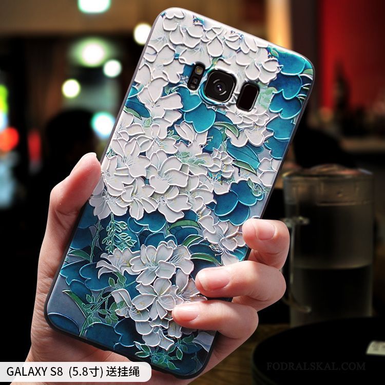 Skal Samsung Galaxy S8 Kreativa Personlighet Grön, Fodral Samsung Galaxy S8 Påsar Telefon Kinesisk Stil