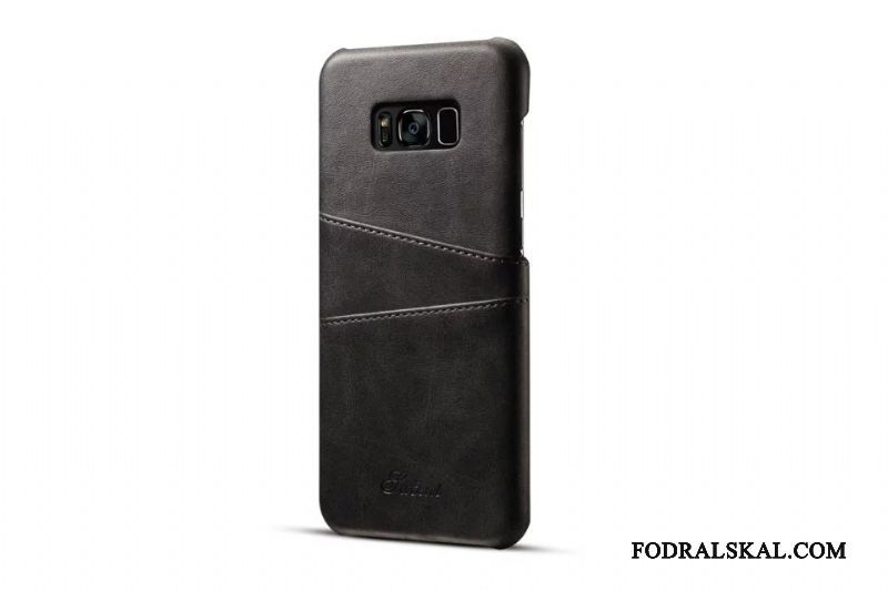 Skal Samsung Galaxy S8 Läderfodral Telefon Kort, Fodral Samsung Galaxy S8 Skydd Fallskydd Gul