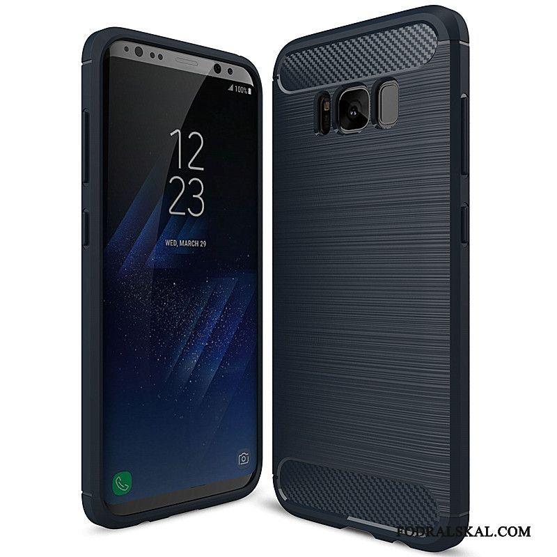 Skal Samsung Galaxy S8+ Mjuk Telefon Kostfiber, Fodral Samsung Galaxy S8+ Silikon Röd