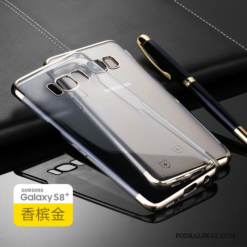 Skal Samsung Galaxy S8+ Påsar Blå Transparent, Fodral Samsung Galaxy S8+ Skydd Slimtelefon