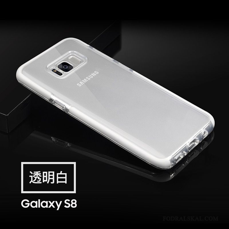 Skal Samsung Galaxy S8 Påsar Fallskydd Grön, Fodral Samsung Galaxy S8 Mjuk Telefon