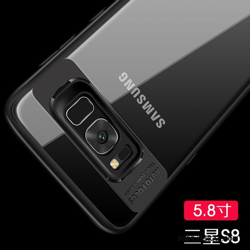 Skal Samsung Galaxy S8 Silikon Fallskydd Röd, Fodral Samsung Galaxy S8 Skydd Telefon