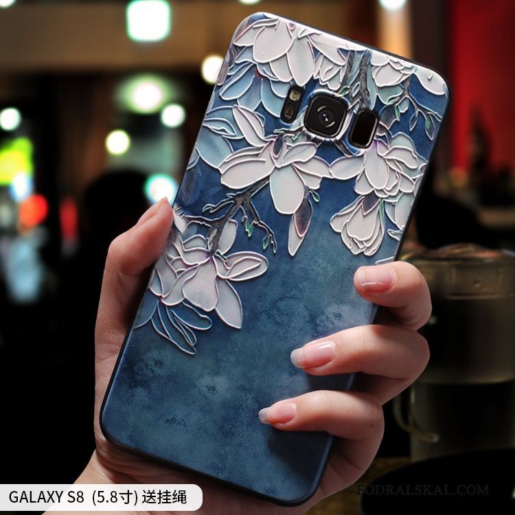 Skal Samsung Galaxy S8 Silikon Hängsmycken Fallskydd, Fodral Samsung Galaxy S8 Påsar Telefon Personlighet
