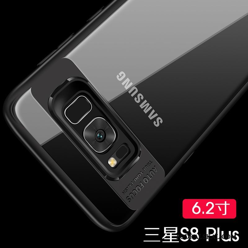 Skal Samsung Galaxy S8+ Silikon Telefon Fallskydd, Fodral Samsung Galaxy S8+ Skydd Silver