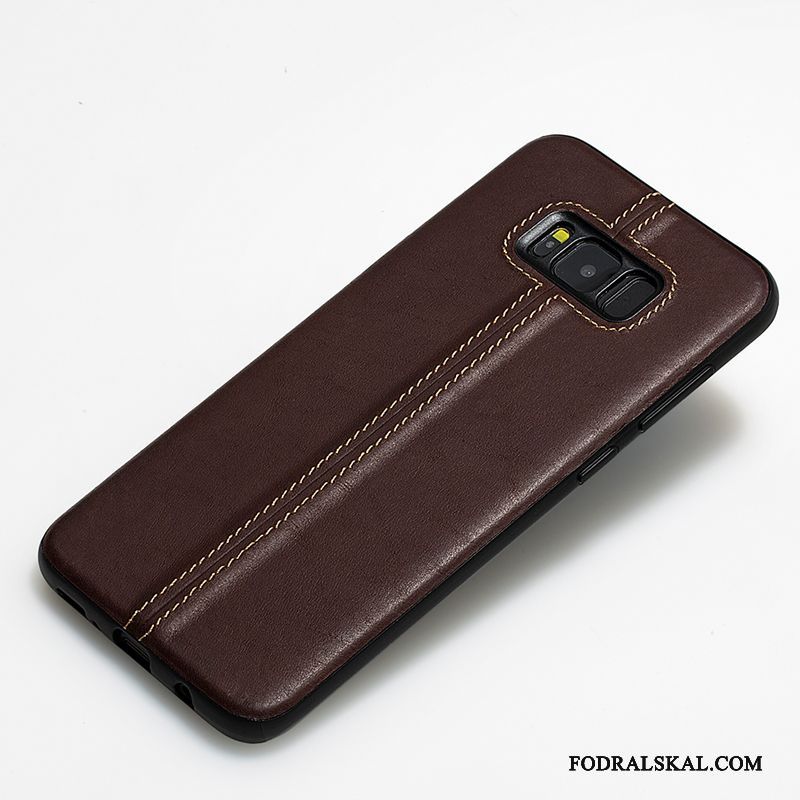 Skal Samsung Galaxy S8+ Silikon Telefon Röd, Fodral Samsung Galaxy S8+ Läderfodral