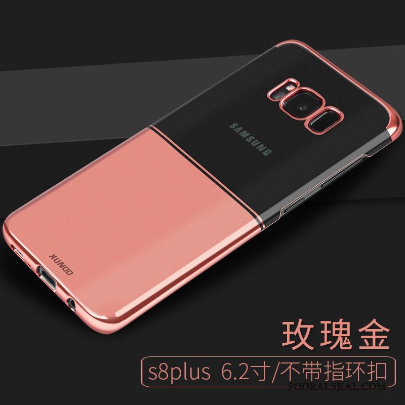 Skal Samsung Galaxy S8+ Skydd Spännetelefon, Fodral Samsung Galaxy S8+ Fallskydd Rosa