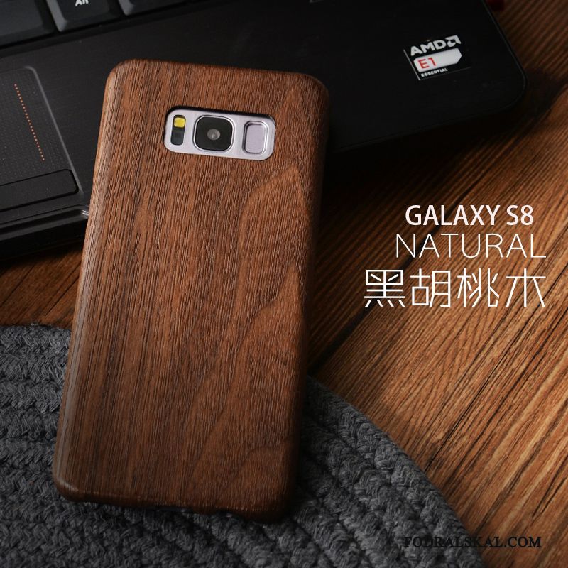 Skal Samsung Galaxy S8 Skydd Telefon Trä, Fodral Samsung Galaxy S8 Slim Massivt Trä