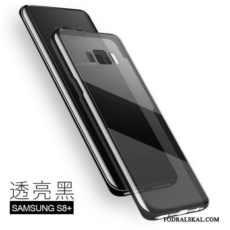 Skal Samsung Galaxy S8+ Skydd Transparent Svart, Fodral Samsung Galaxy S8+ Telefon Trend