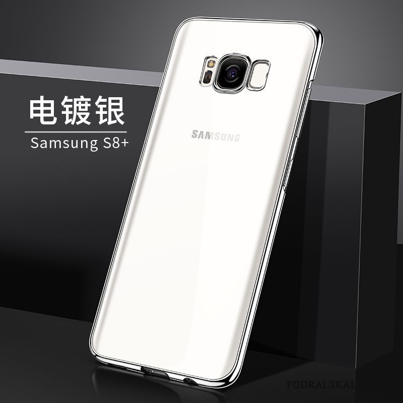 Skal Samsung Galaxy S8+ Skydd Transparent Svart, Fodral Samsung Galaxy S8+ Telefon Trend