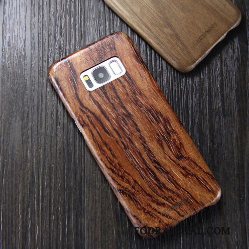 Skal Samsung Galaxy S8 Wood Massivt Trä Slim, Fodral Samsung Galaxy S8 Skydd Telefon Trend Varumärke