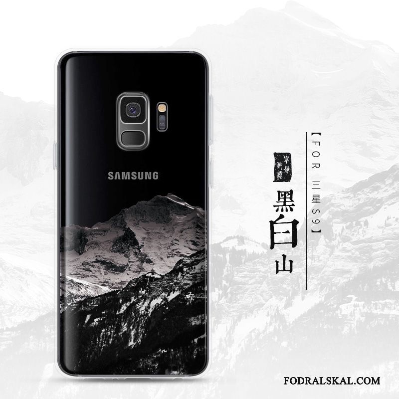 Skal Samsung Galaxy S9 Kreativa Purpurtelefon, Fodral Samsung Galaxy S9 Mjuk Fallskydd Trend