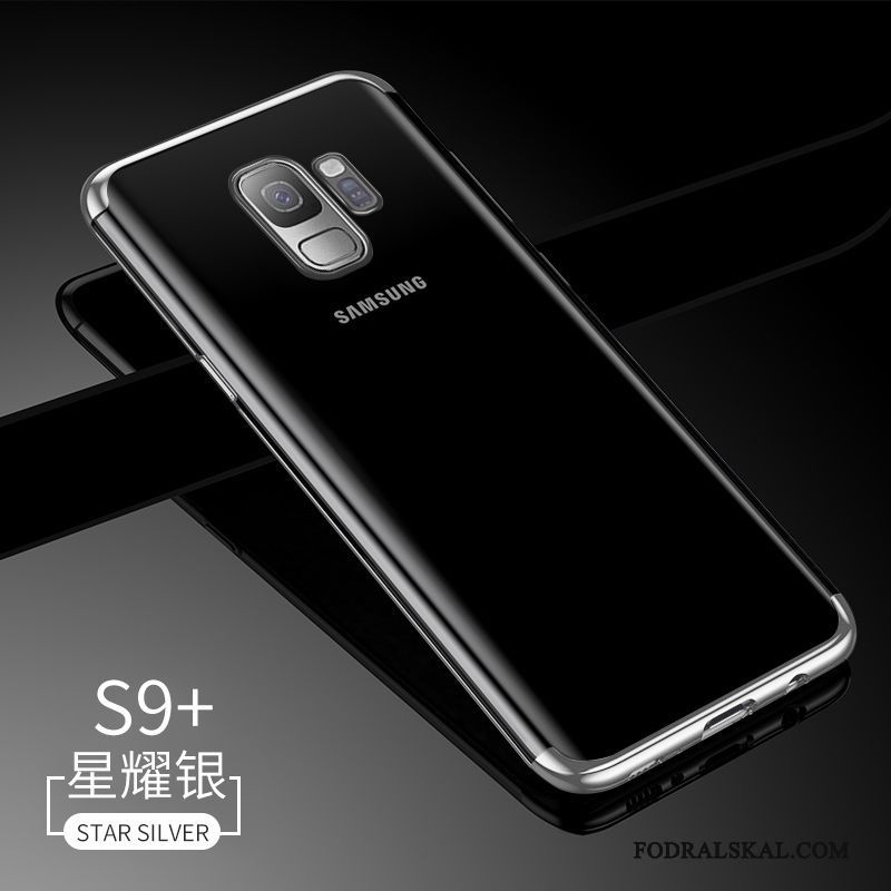 Skal Samsung Galaxy S9+ Kreativa Telefon Trend, Fodral Samsung Galaxy S9+ Silikon Transparent Purpur