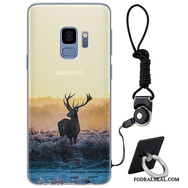 Skal Samsung Galaxy S9 Mjuk Eleganttelefon, Fodral Samsung Galaxy S9 Silikon Gul Enkel