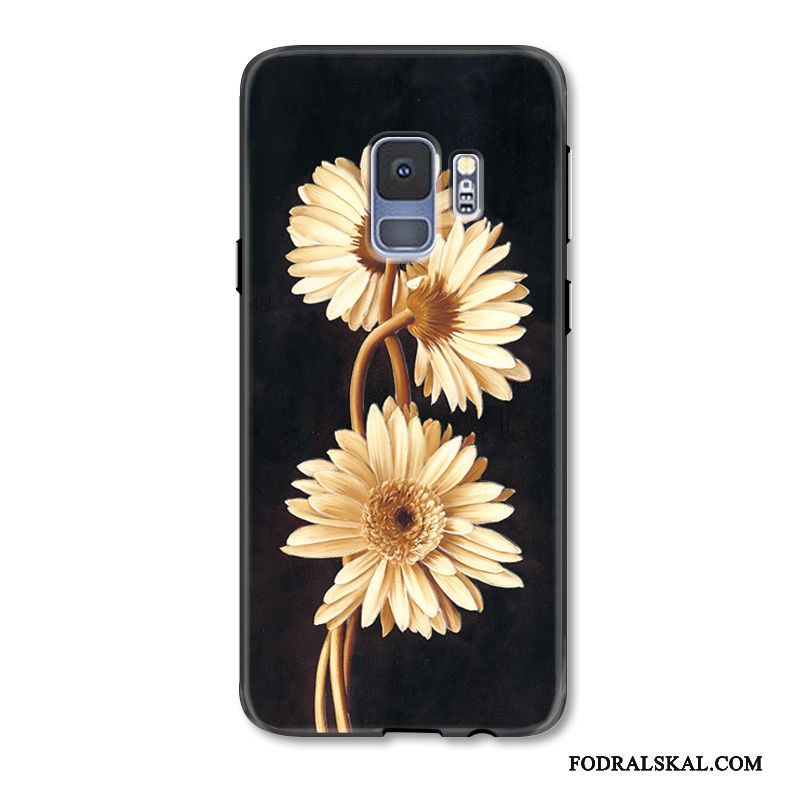 Skal Samsung Galaxy S9 Mode Konst Kyla, Fodral Samsung Galaxy S9 Skydd Blommortelefon
