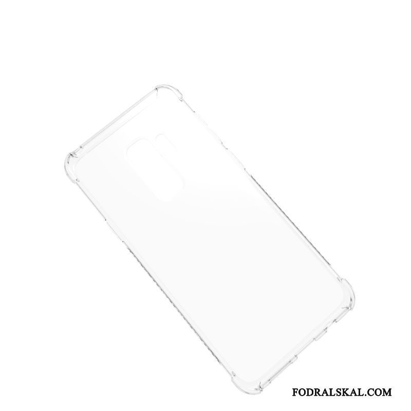 Skal Samsung Galaxy S9+ Skydd Enkel Svart, Fodral Samsung Galaxy S9+ Mjuk Telefon Transparent
