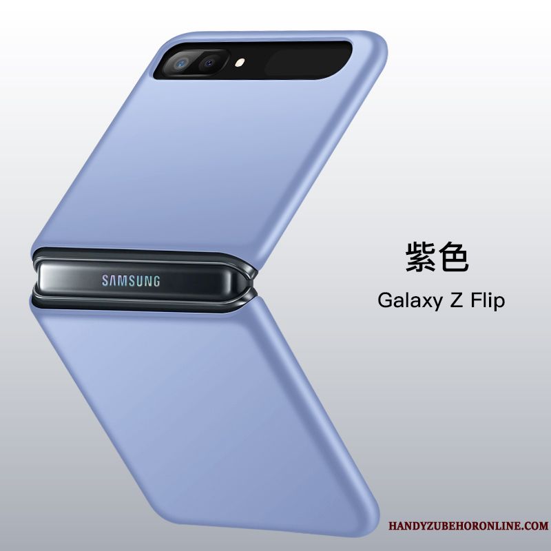 Skal Samsung Z Flip Påsar Gröntelefon, Fodral Samsung Z Flip Fallskydd Purpur