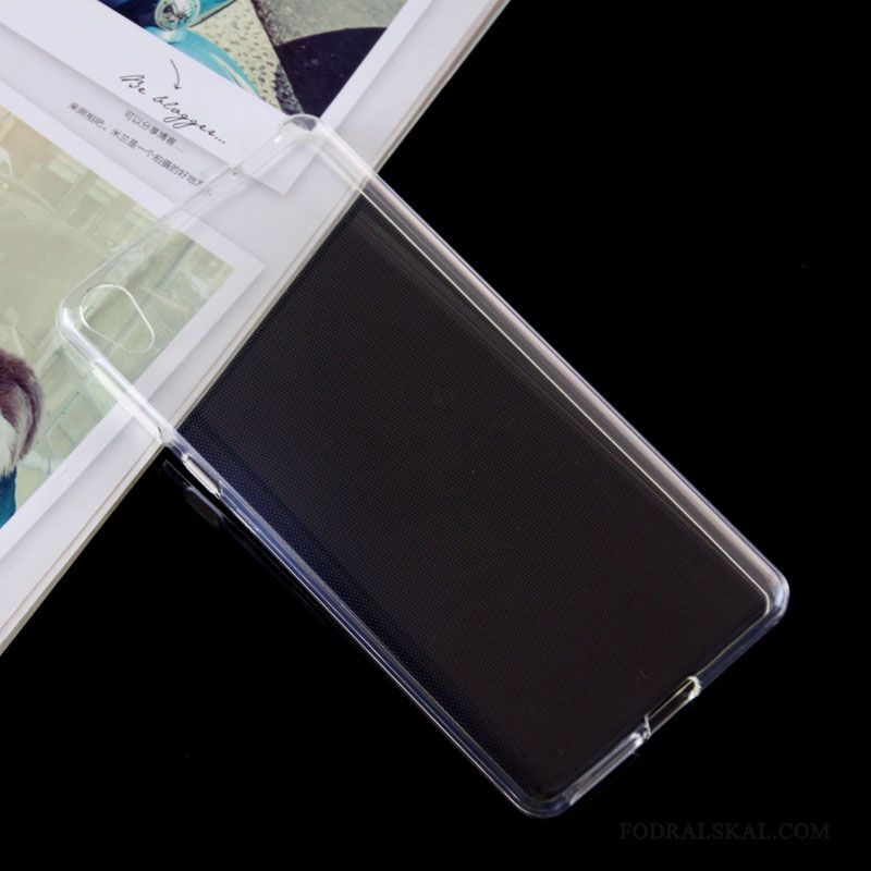 Skal Sony Xperia E5 Mjuk Blå Glidskydds, Fodral Sony Xperia E5 Skydd Telefon Transparent