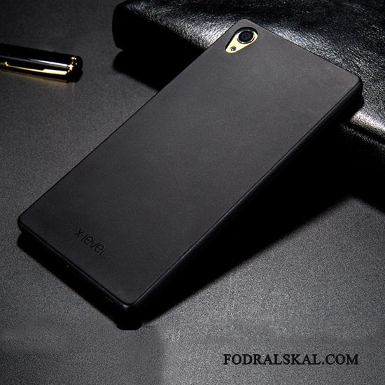 Skal Sony Xperia Xa Ultra Silikon Guld Nubuck, Fodral Sony Xperia Xa Ultra Mjuk Fallskyddtelefon