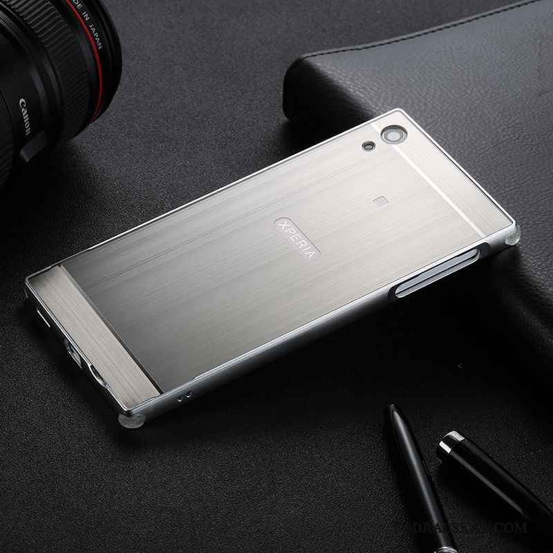 Skal Sony Xperia Xa1 Plus Metall Telefon Bakre Omslag, Fodral Sony Xperia Xa1 Plus Skydd Frame Trend
