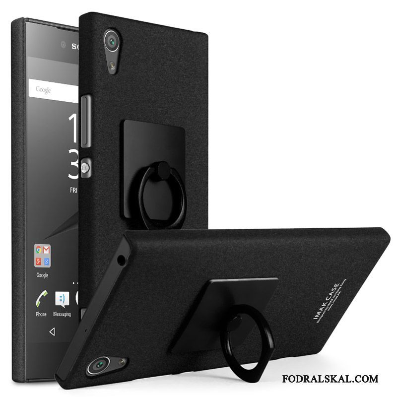 Skal Sony Xperia Xa1 Support Telefon Hård, Fodral Sony Xperia Xa1 Skydd Ring Nubuck