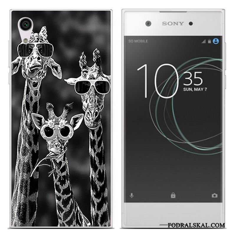 Skal Sony Xperia Xa1 Ultra Mjuk Telefon Trend, Fodral Sony Xperia Xa1 Ultra Blå Månad