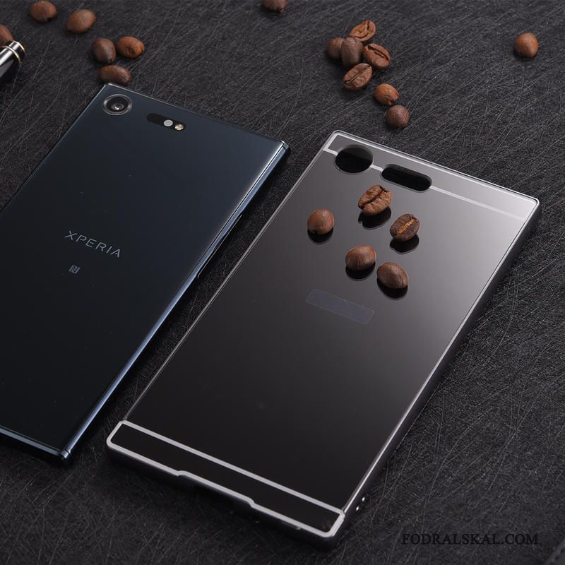 Skal Sony Xperia Xz Premium Metall Telefon Tunn, Fodral Sony Xperia Xz Premium Skydd Rosa Bakre Omslag