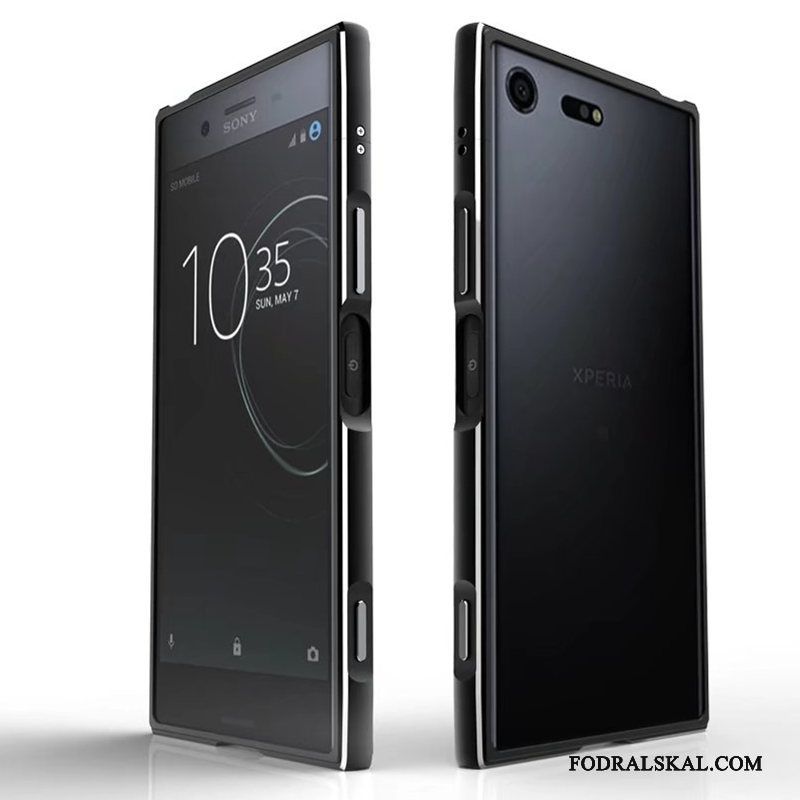 Skal Sony Xperia Xz Premium Metall Trendtelefon, Fodral Sony Xperia Xz Premium Skydd Frame Grön
