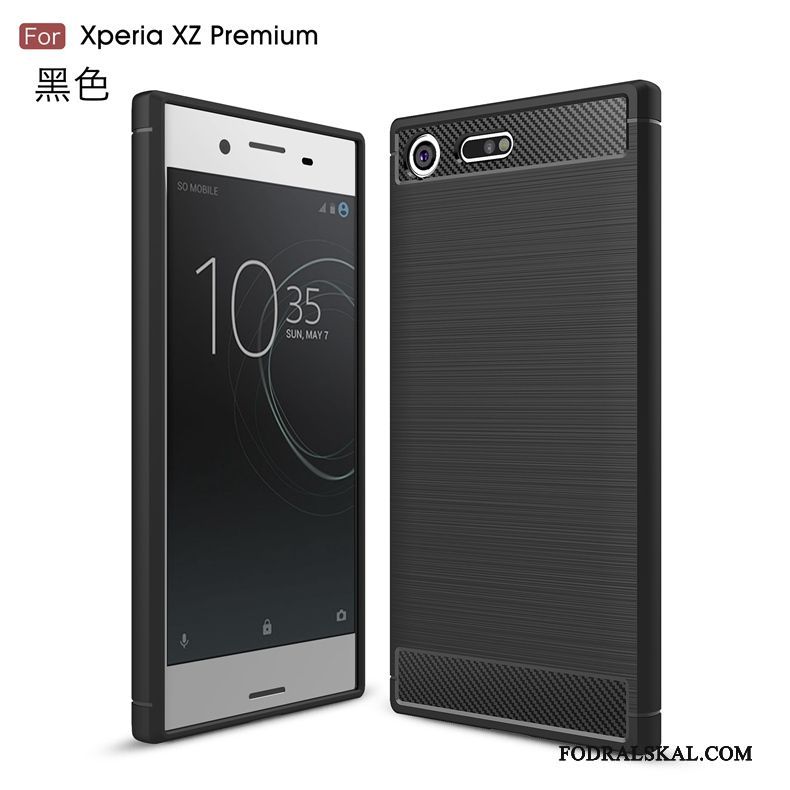 Skal Sony Xperia Xz Premium Mjuk Mönstertelefon, Fodral Sony Xperia Xz Premium Skydd Ljus Kostfiber