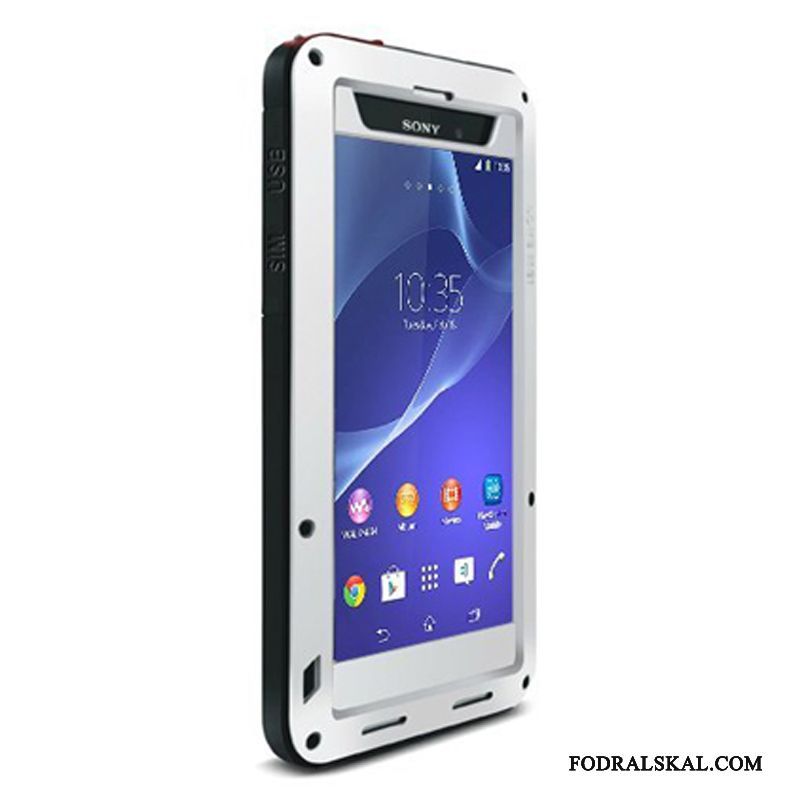 Skal Sony Xperia Z2 Skydd Telefon Fallskydd, Fodral Sony Xperia Z2 Påsar Gul Bakre Omslag