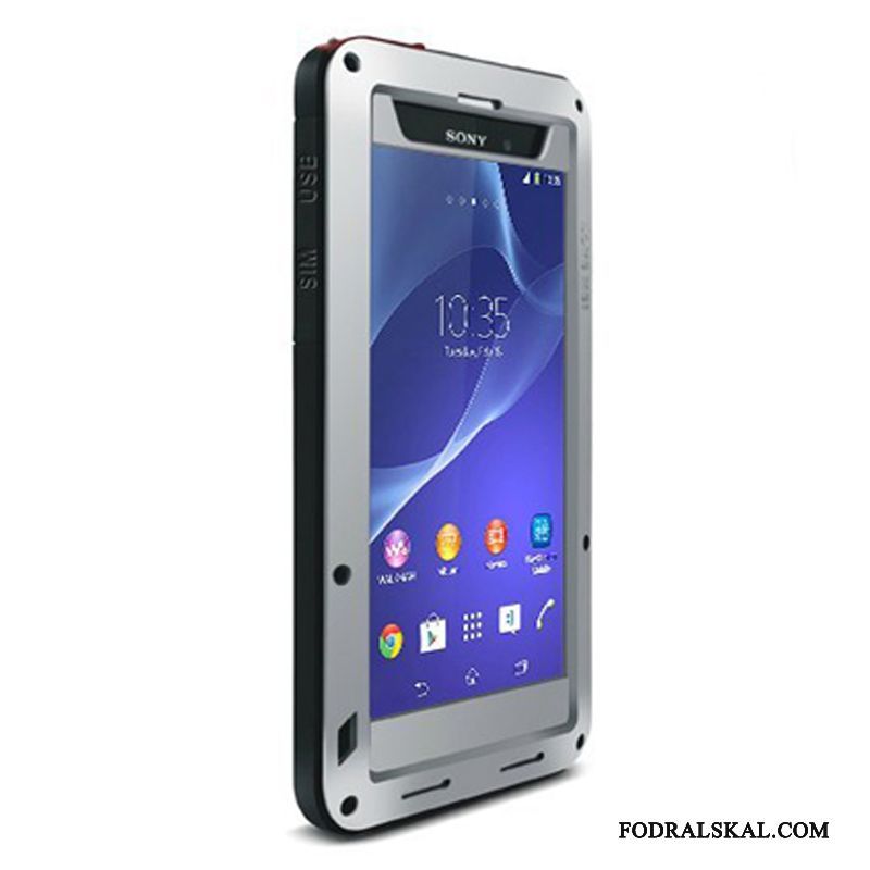 Skal Sony Xperia Z2 Skydd Telefon Fallskydd, Fodral Sony Xperia Z2 Påsar Gul Bakre Omslag