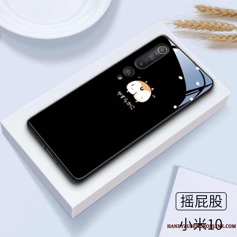 Skal Xiaomi Mi 10 Skydd Ny Trend Varumärke, Fodral Xiaomi Mi 10 Silikon Net Redtelefon
