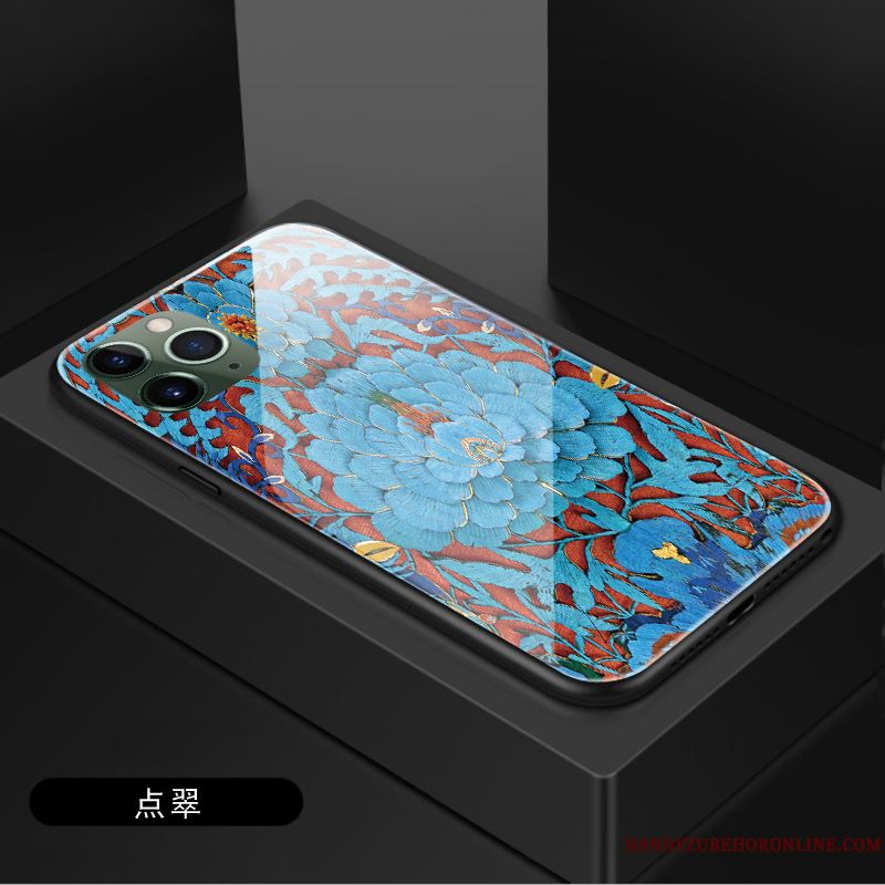 Skal iPhone 11 Pro Kreativa Pion Trend Varumärke, Fodral iPhone 11 Pro Retro Härdat Glastelefon