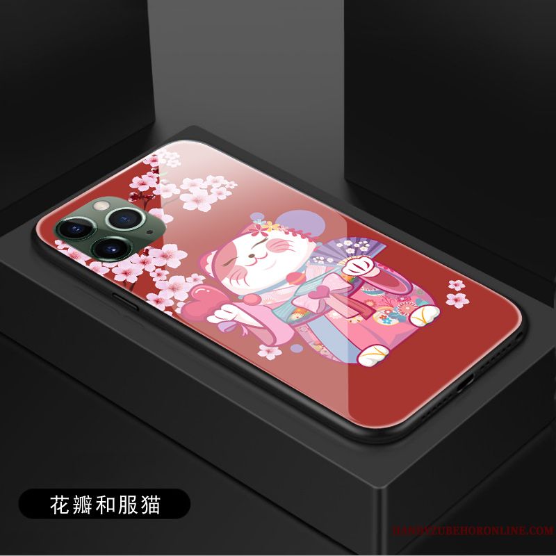 Skal iPhone 11 Pro Max Härdat Glas Kinesisk Stil, Fodral iPhone 11 Pro Max Äktenskap Par