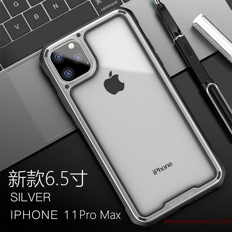 Skal iPhone 11 Pro Max Påsar Trend Varumärketelefon, Fodral iPhone 11 Pro Max Skydd Transparent Vit