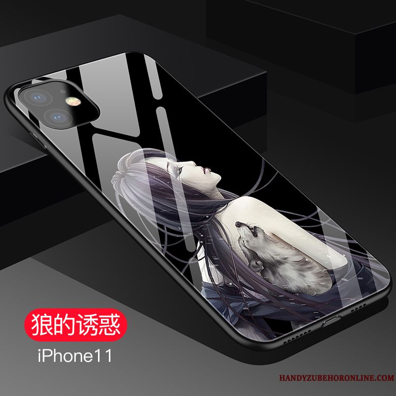Skal iPhone 11 Silikon Slim Personlighet, Fodral iPhone 11 Påsar Telefon Spegel