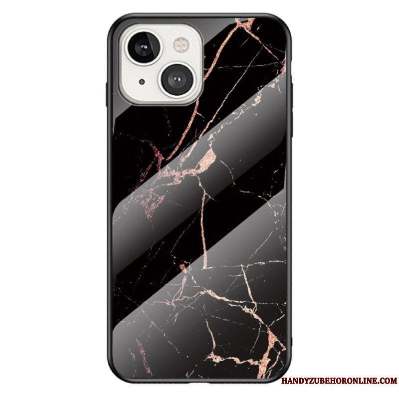 Skal iPhone 14 Marmor Härdat Glas
