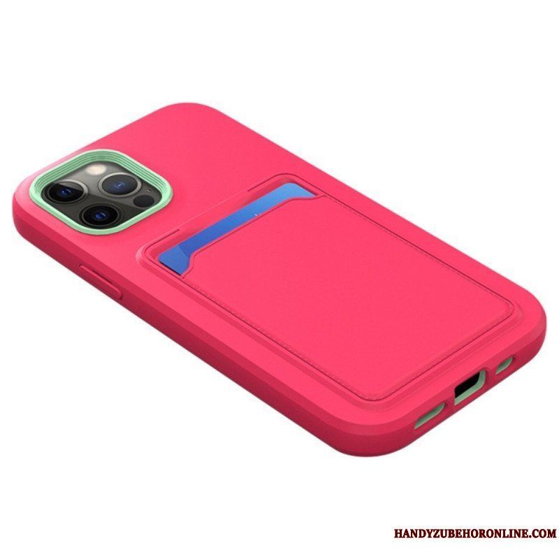 Skal iPhone 14 Pro Tvåfärgad Korthållare