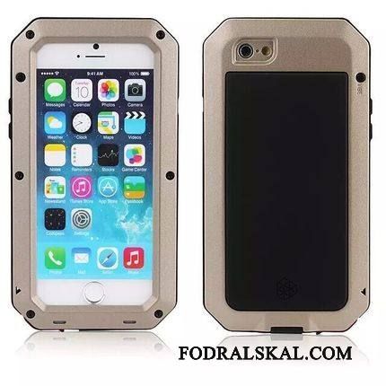 Skal iPhone 4/4s Metall Armortelefon, Fodral iPhone 4/4s Skydd Gul Ny