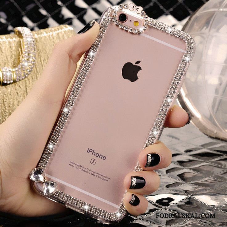 Skal iPhone 4/4s Strass Kristall Vacker, Fodral iPhone 4/4s Trend Rosa