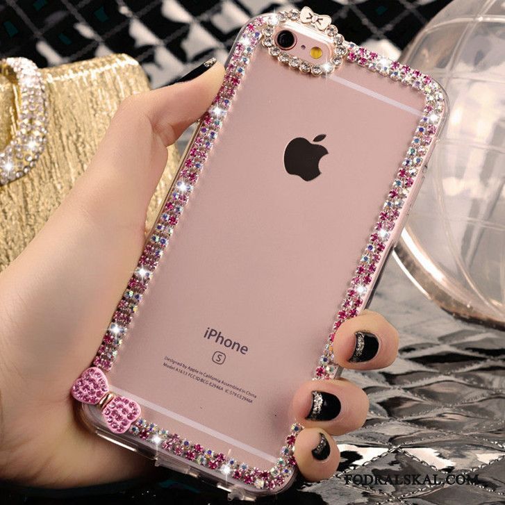 Skal iPhone 4/4s Strass Kristall Vacker, Fodral iPhone 4/4s Trend Rosa